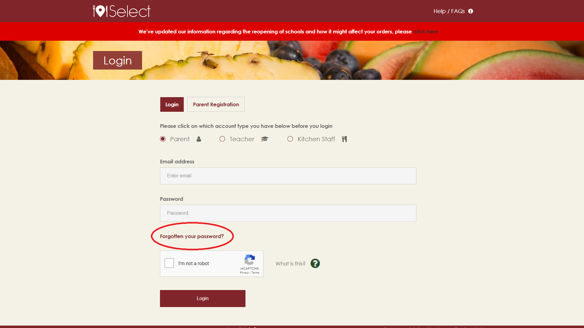 Cancel order